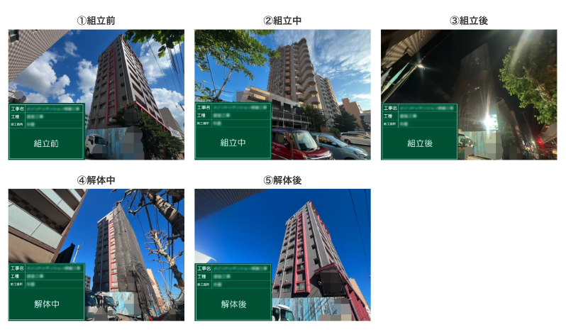 仮設足場工事