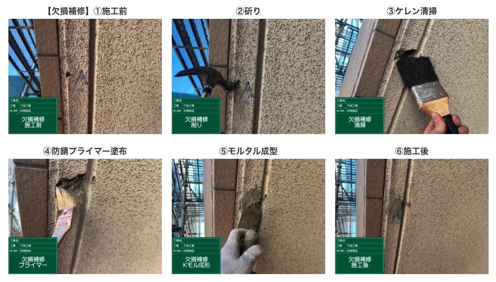 下地補修工事