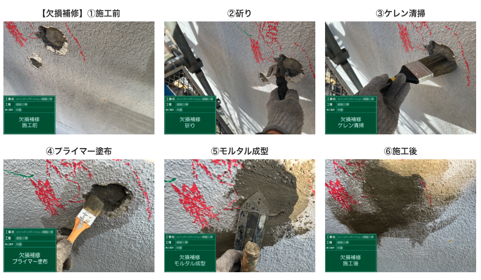 下地補修工事