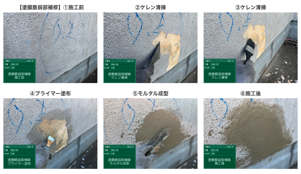 下地補修工事