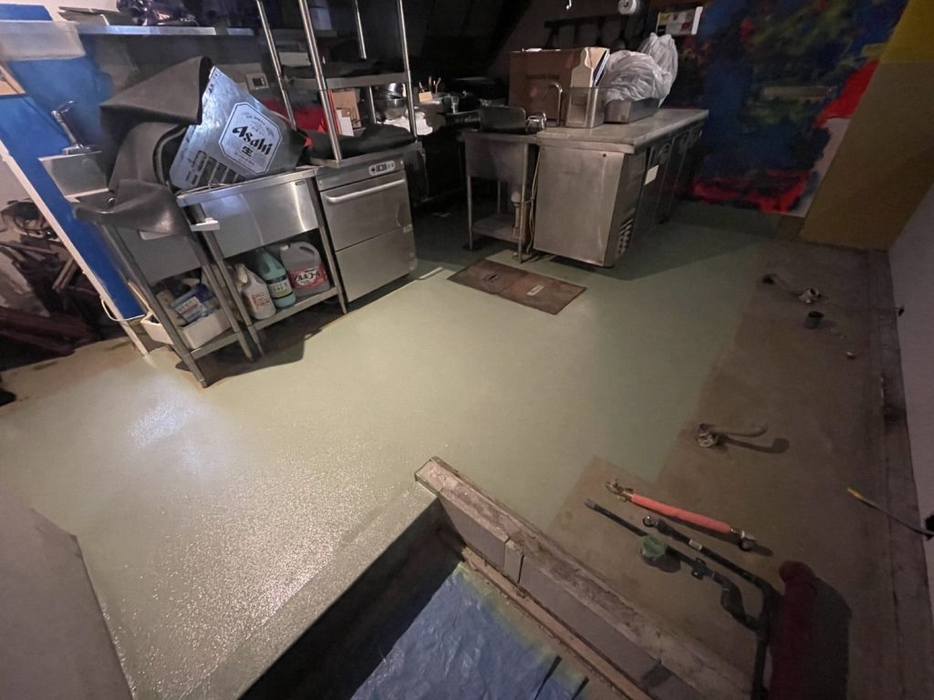 【企業様】神奈川県横浜市Ｈマンション　１階テナント厨房塗装工事