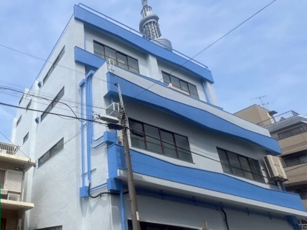 【企業様】東京都墨田区ビルの外壁塗装＋防水工事　費用相場