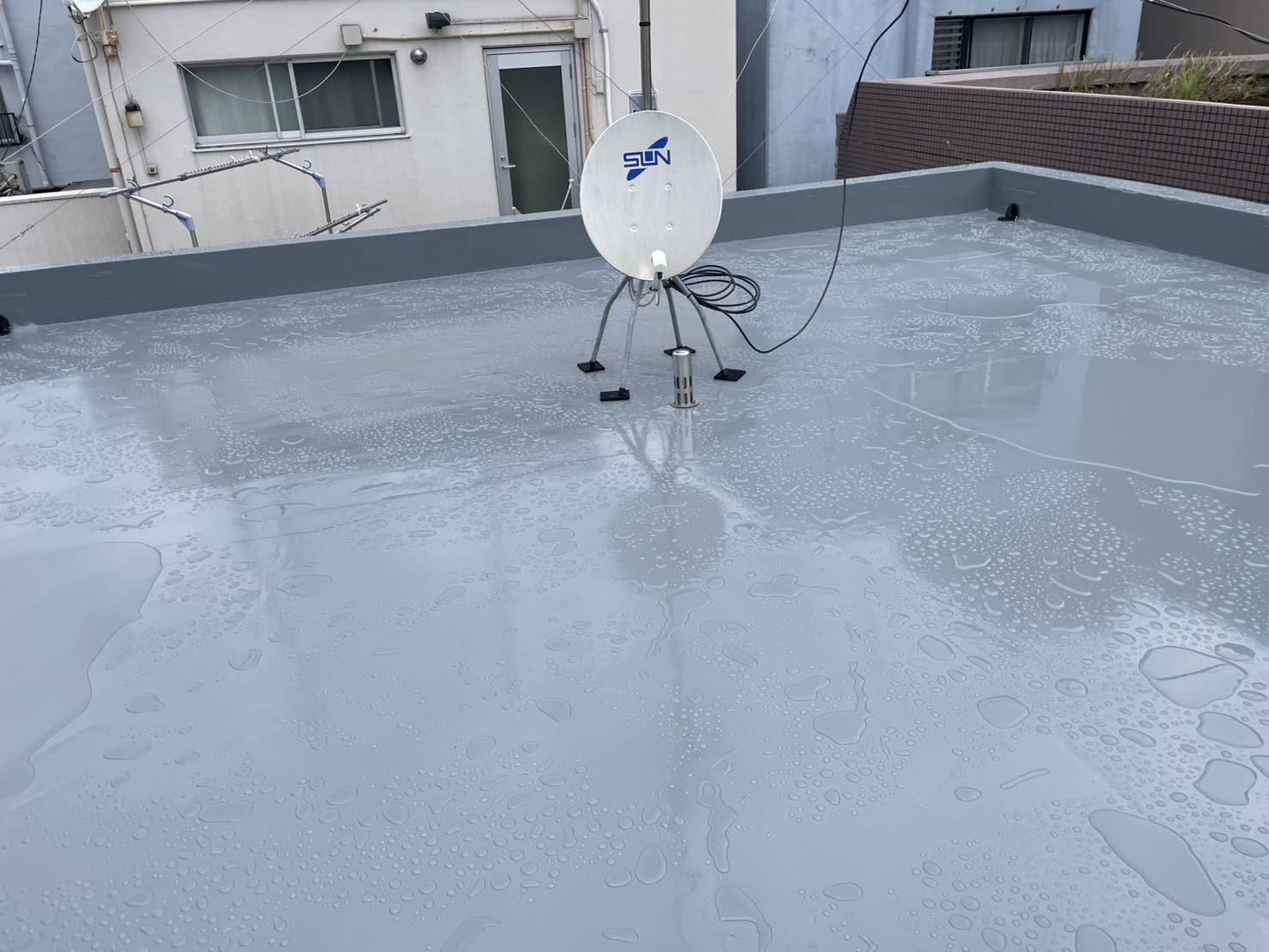 【企業様】東京都台東区マンション　ルーフバルコニー防水工事　費用公開