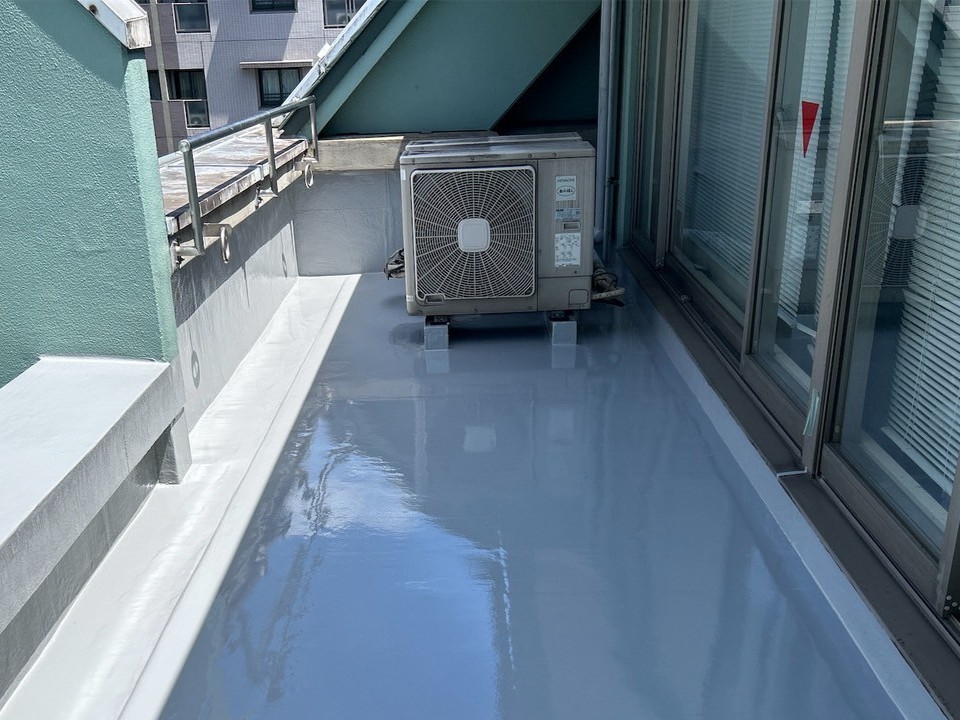 【企業様】東京都北区ビル　ルーフバルコニー防水工事　費用公開