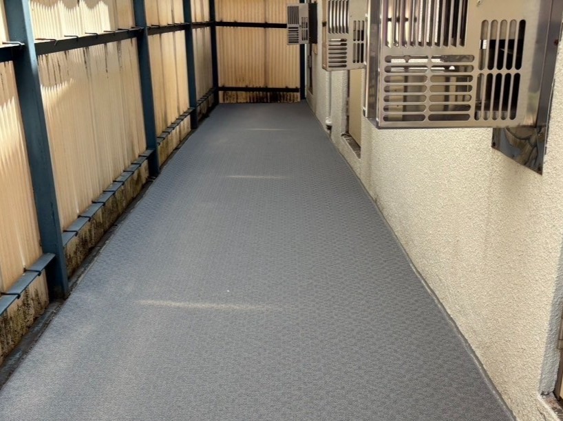 【個人オーナー様】東京都杉並区アパート　鉄骨階段塗装工事+長尺シート工事　費用公開