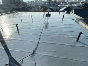 【企業様】東京都あきる野市マンション　屋上防水工事　費用公開