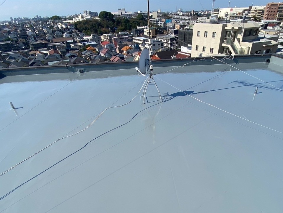 【個人オーナー様】神奈川県川崎市マンション　屋上防水工事　費用公開