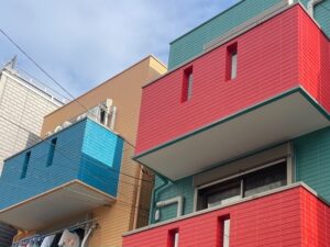 【個人様】東京都江東区　二棟外壁工事