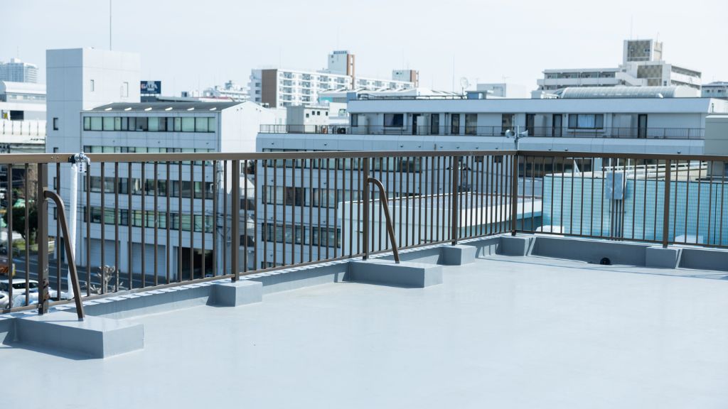 屋上の防水工事施工後