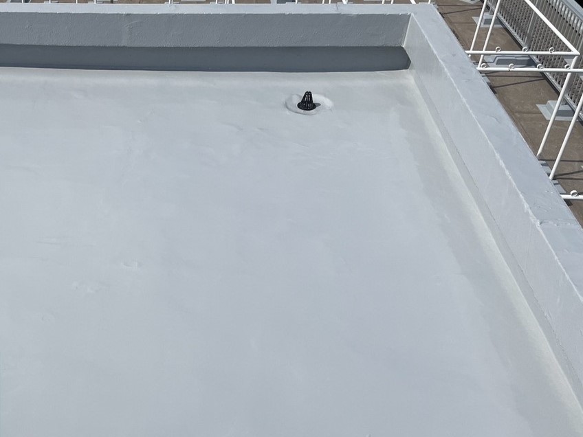 【管理組合様】東京都大田区Ｍマンション　塔屋床防水工事