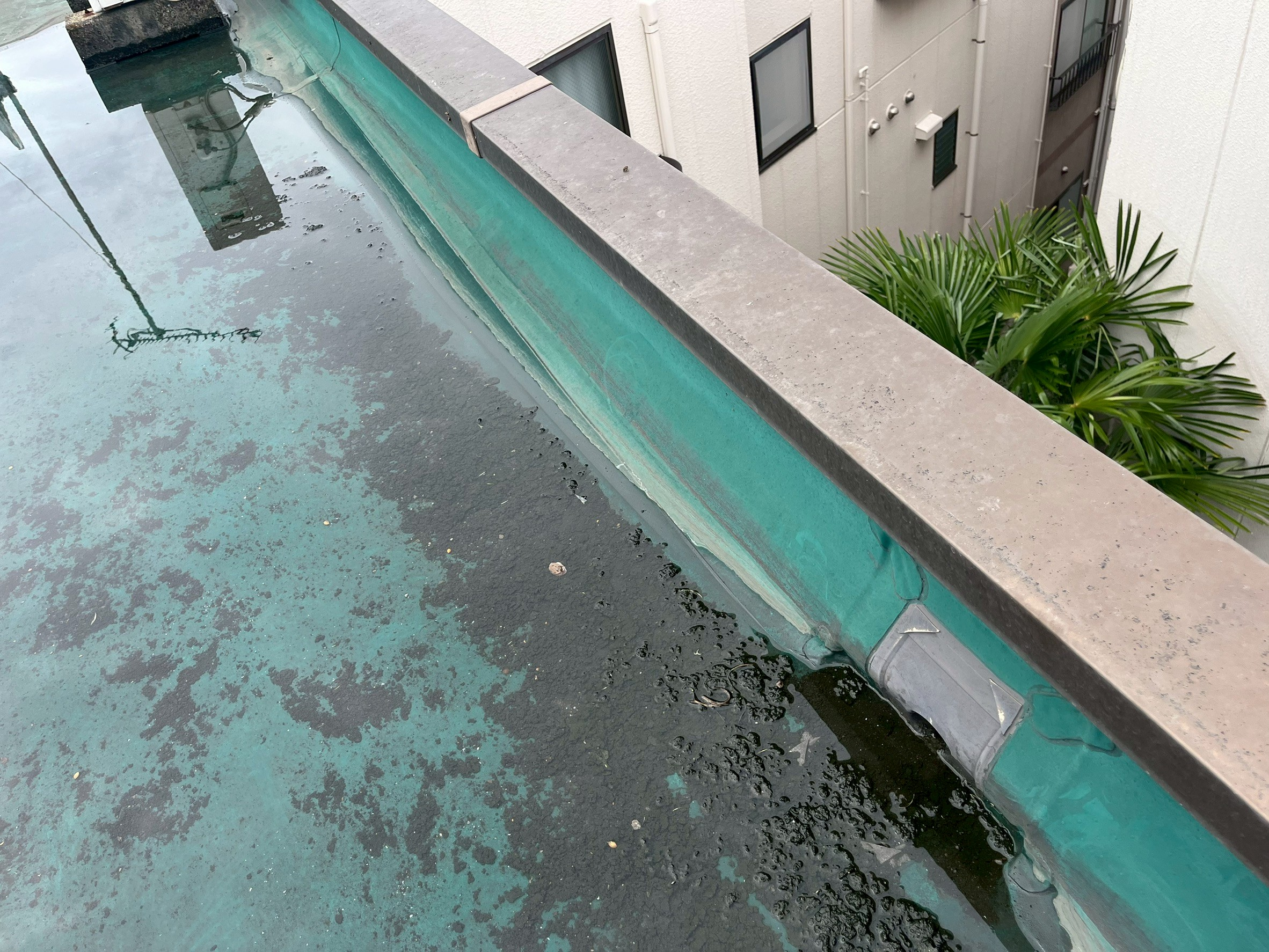 ドレンの水溜まり
